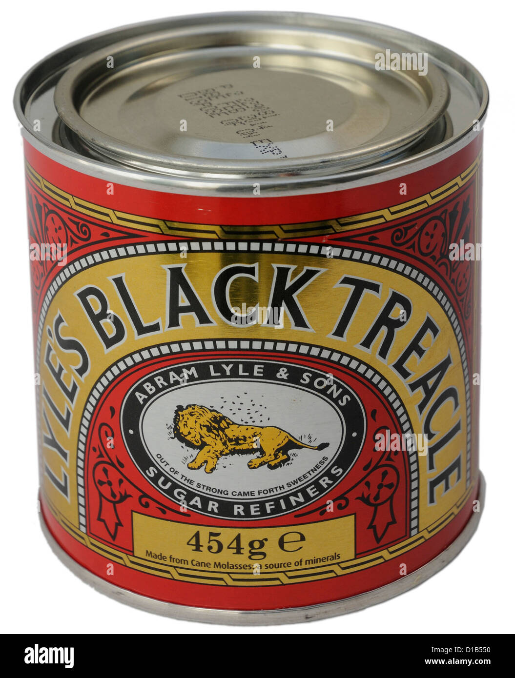 A tin of Lyles Black Treacle Stock Photo