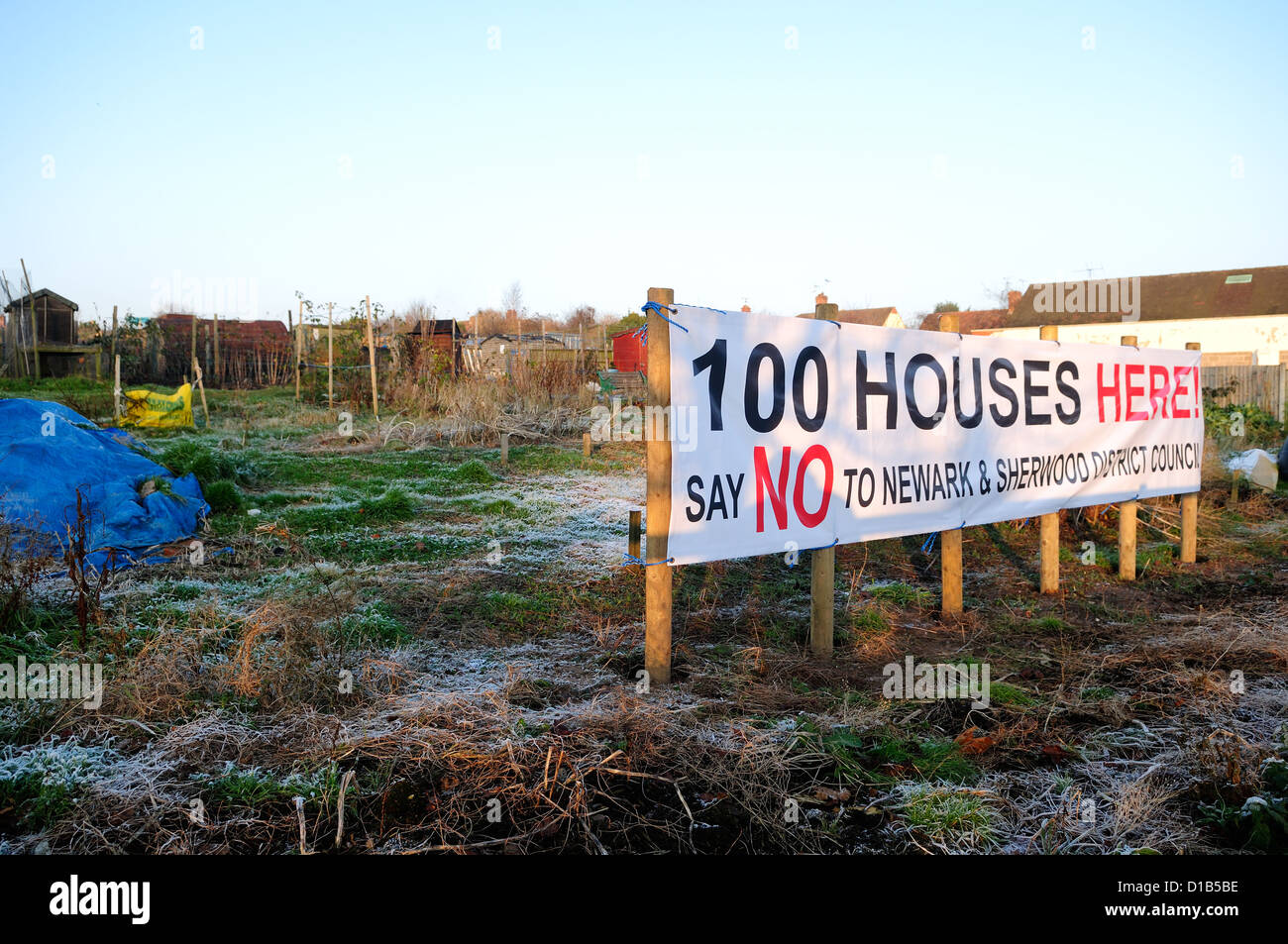Blidworth ,Nottinghamshire.Newark & Sherwood Council want to build a