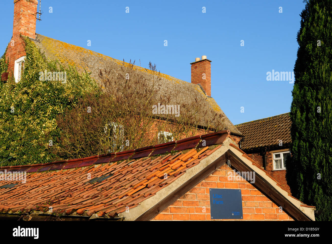 Laxton Village,Nottinghamshire .Crown Estate Farm Stock Photo Alamy