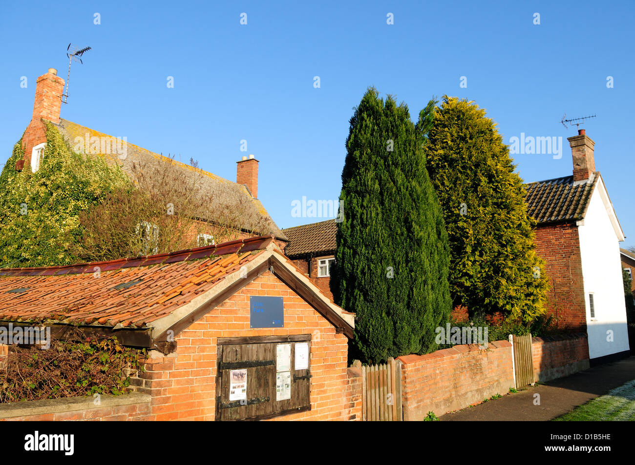 Laxton Village,Nottinghamshire .Crown Estate Farm Stock Photo Alamy