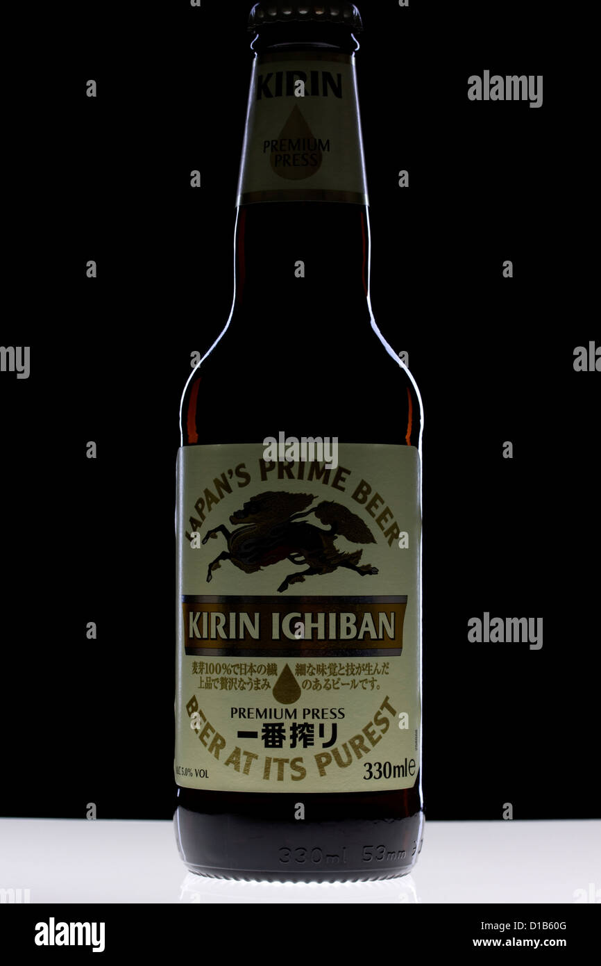 Bottle of Kirin beer Stock Photo Alamy