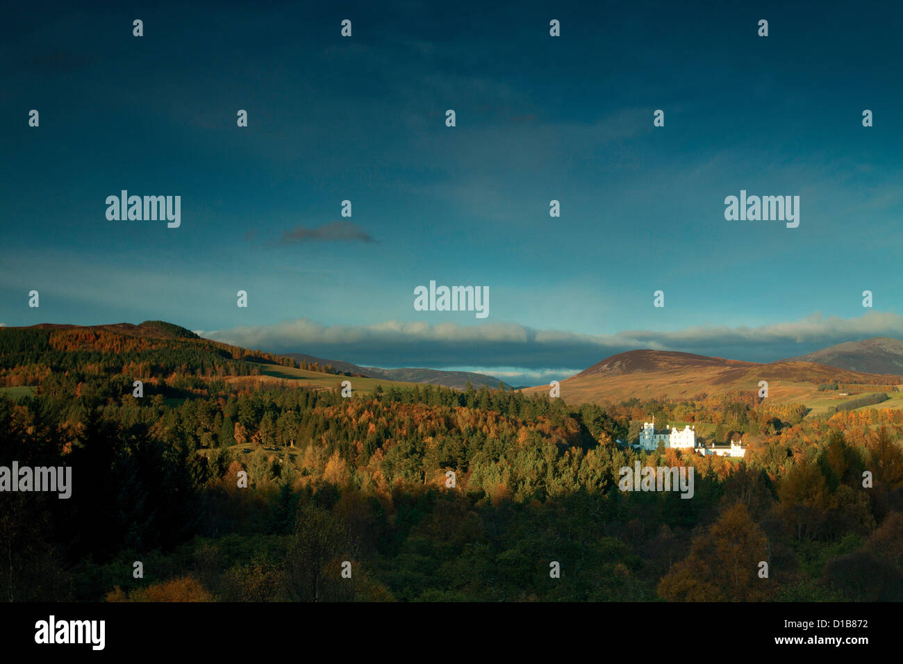 Blair Castle near Blair Athol, Perthshire Stock Photo Alamy