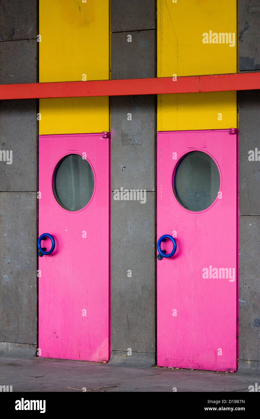 Pink Germany Berlin, Germany, pink doors Stock Photo - Alamy