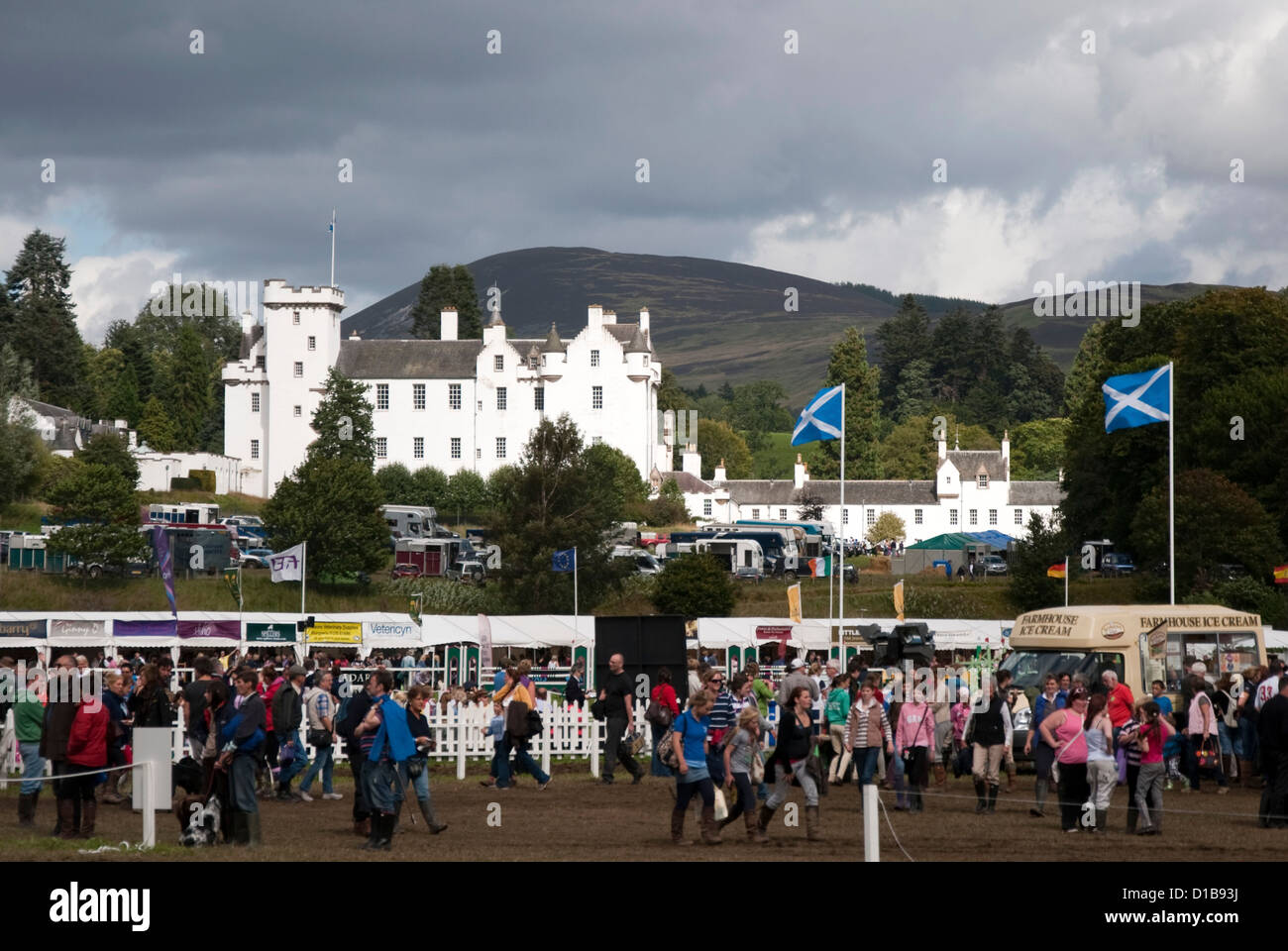 Blair Castle International Horse Trials & Country Fair Blair Atholl Perthshire Scotland U.K. Stock Photo
