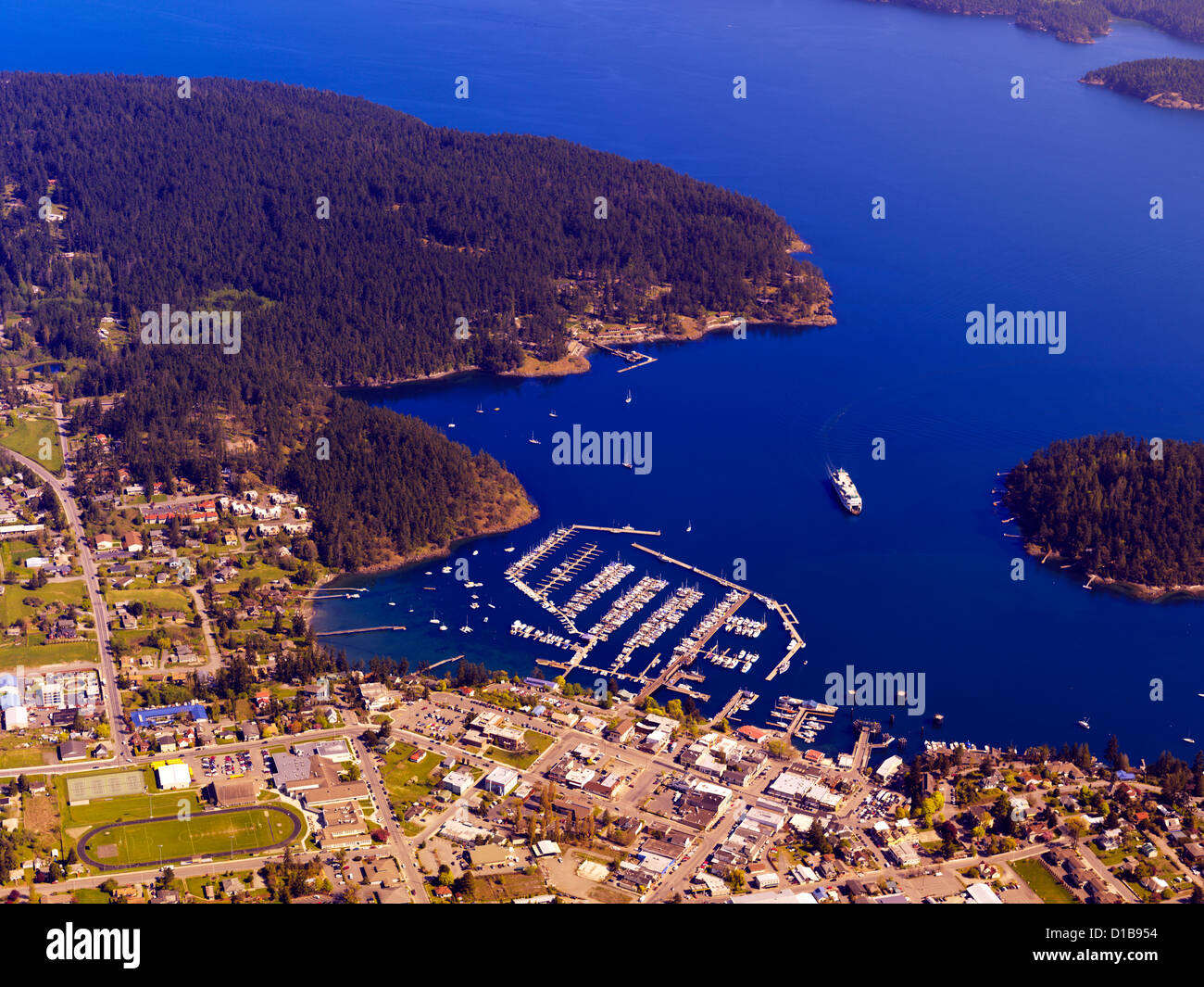 Washington island aerial hires stock photography and images Alamy
