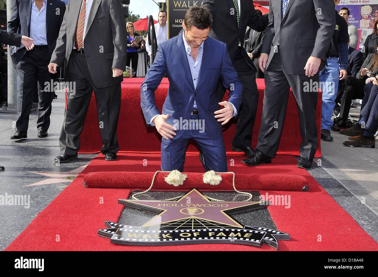 Hugh Jackman At The Induction Ceremony For Star On The Hollywood Walk Of Fame For Hugh
