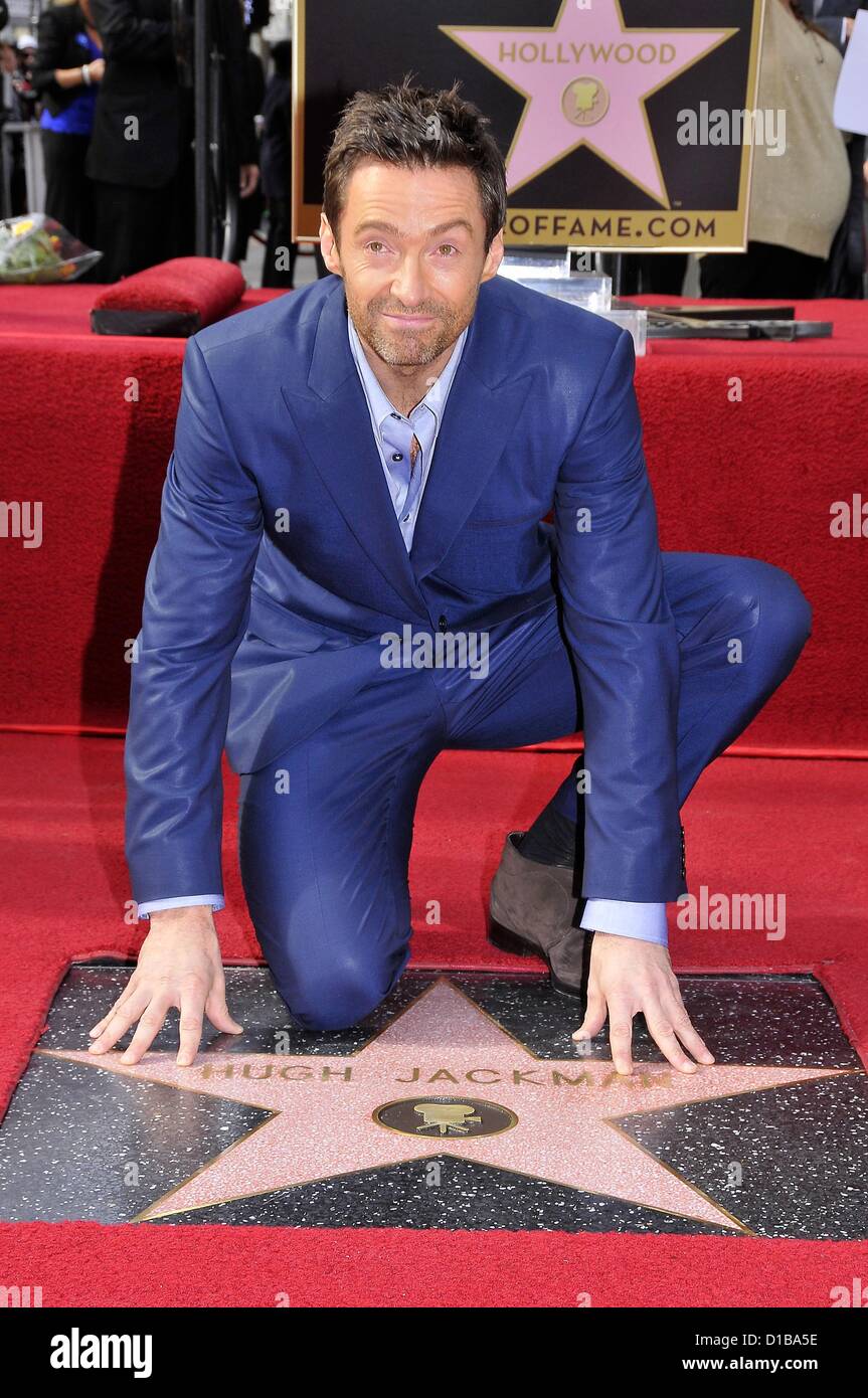 Hugh Jackman At The Induction Ceremony For Star On The Hollywood Walk Of Fame For Hugh