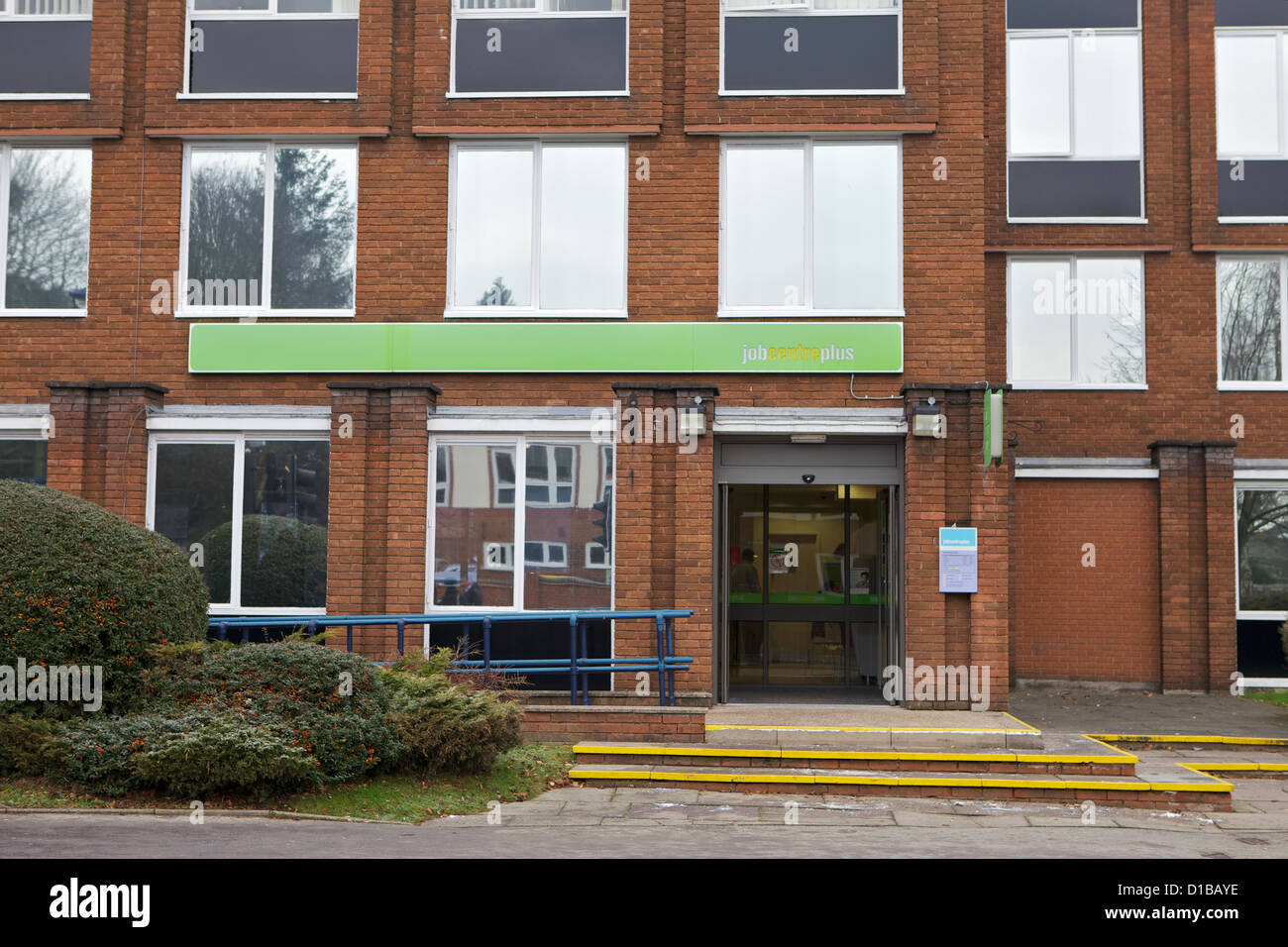Front of Solihull Job Centre, West Midlands Stock Photo