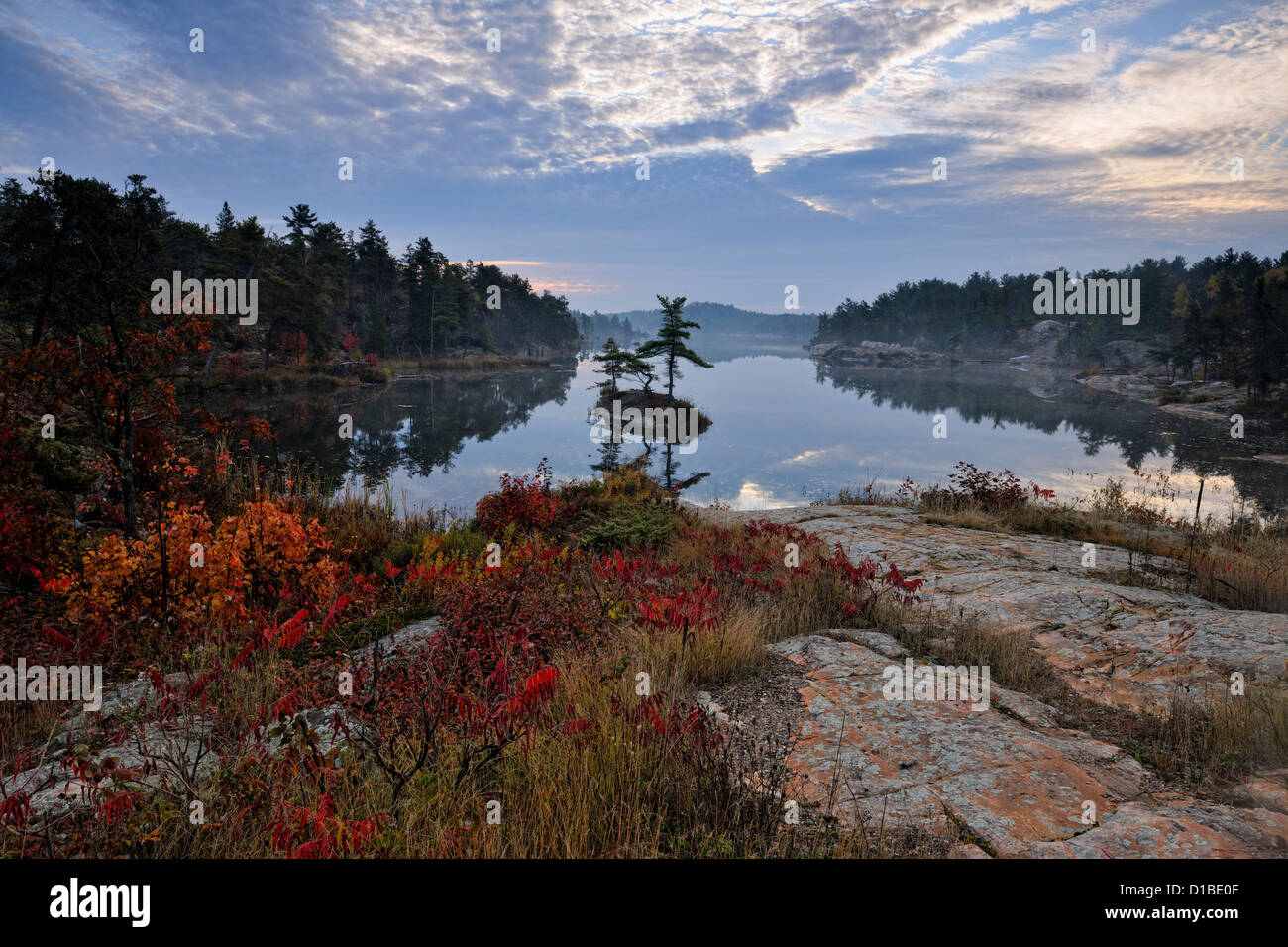 A small island in McGregor Bay, Whitefish First Nation, Ontario, Canada