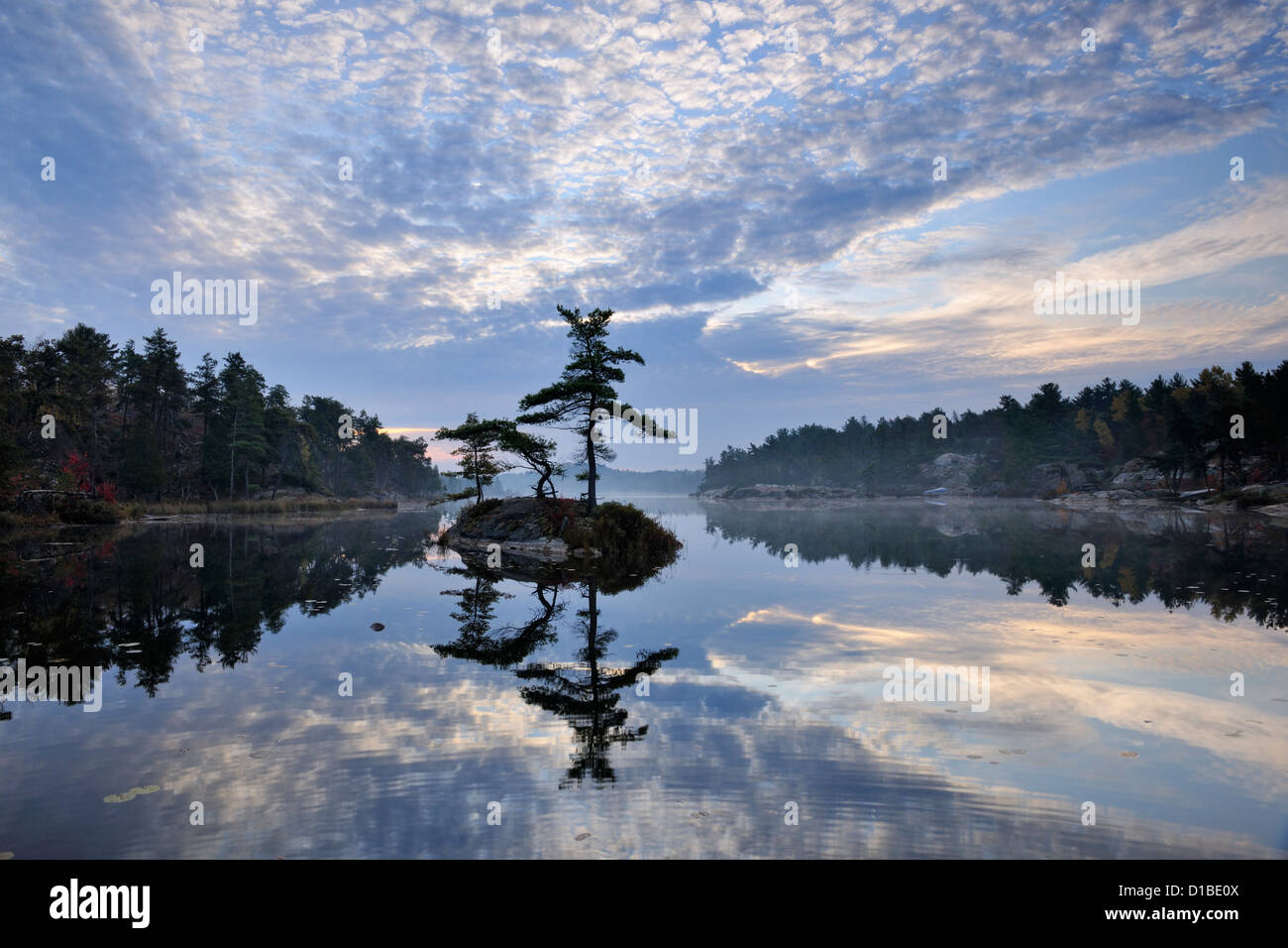 A small island in McGregor Bay, Whitefish First Nation, Ontario, Canada