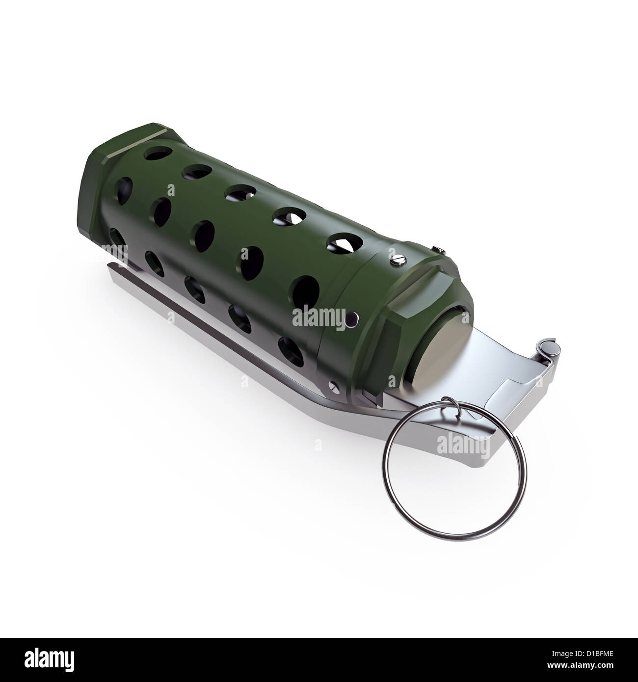 grenade isolated on white background Stock Photo - Alamy