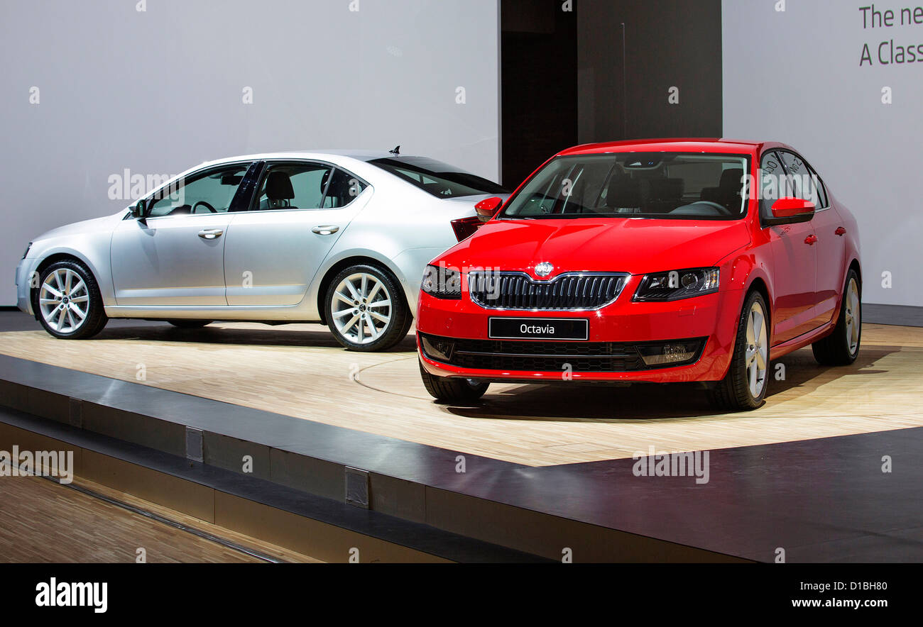 The third generation Skoda Octavia during it's presentation in Mlada ...