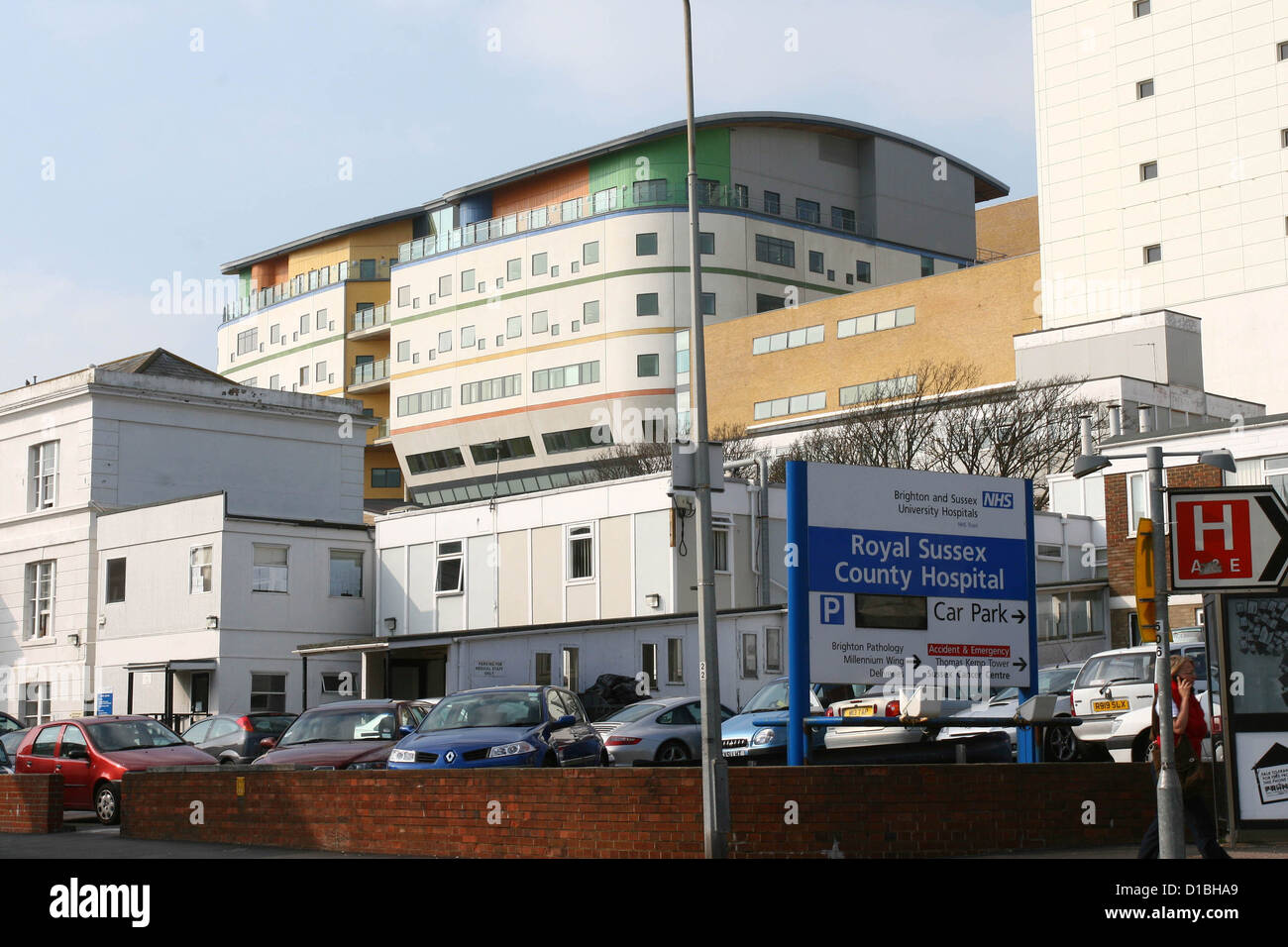 The new Royal Alexandra Children's Hospital Brighton which is on the Royal Sussex County Hospital campus. Stock Photo