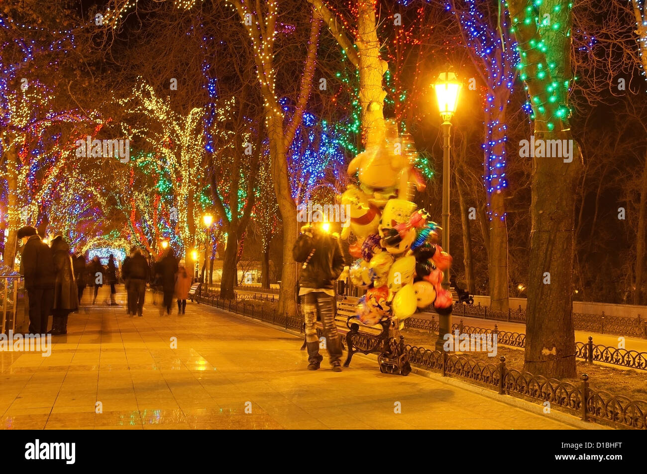 Christmas in Odessa, Ukraine, Eastern Europe Stock Photo Alamy