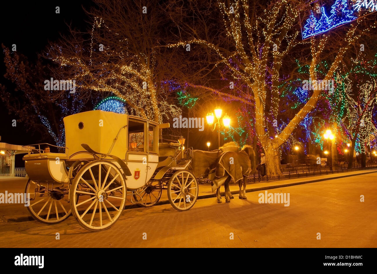 Christmas in Odessa, Ukraine, Eastern Europe Stock Photo Alamy