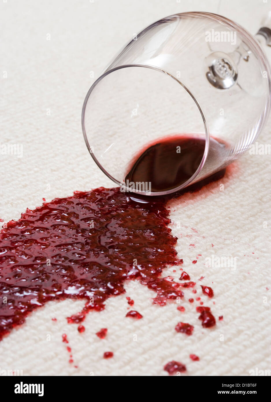 Wine Spilling On Carpet