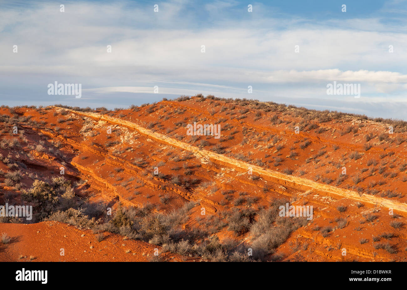 Red Mountain Open Space in northern Colorado near Wyoming border semi