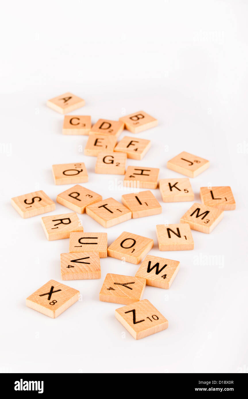 Scrabble tiles a z hires stock photography and images Alamy