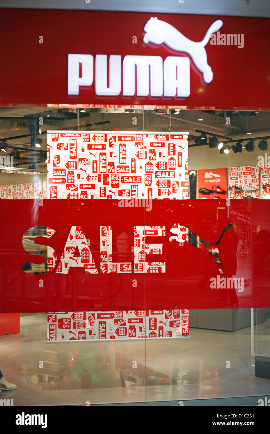 Berlin, Germany, Sale at Puma Stock Photo - Alamy