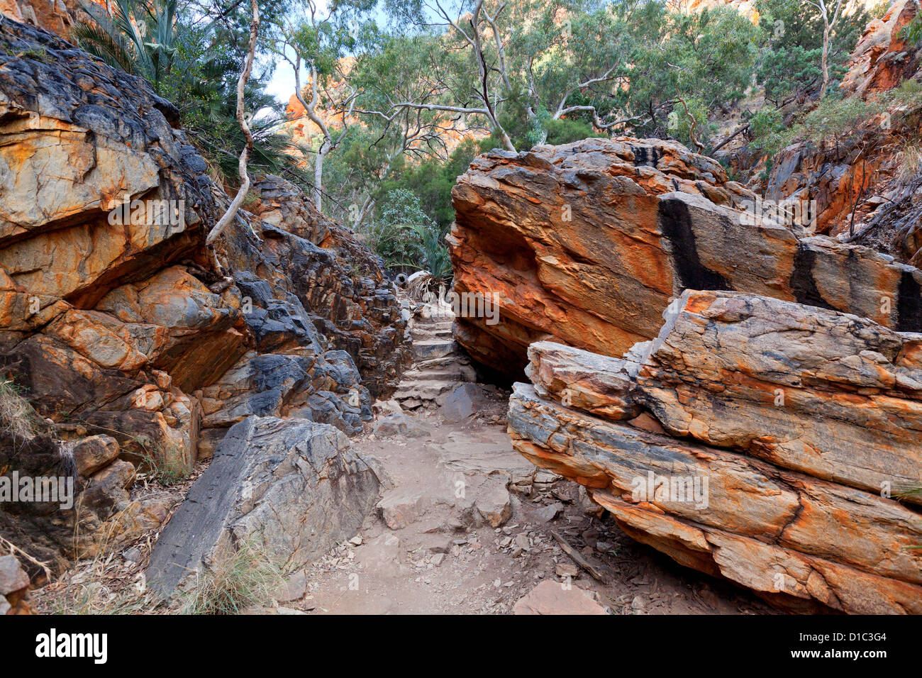 Stanley Chasm MacDonnell Ranges Stock Photo