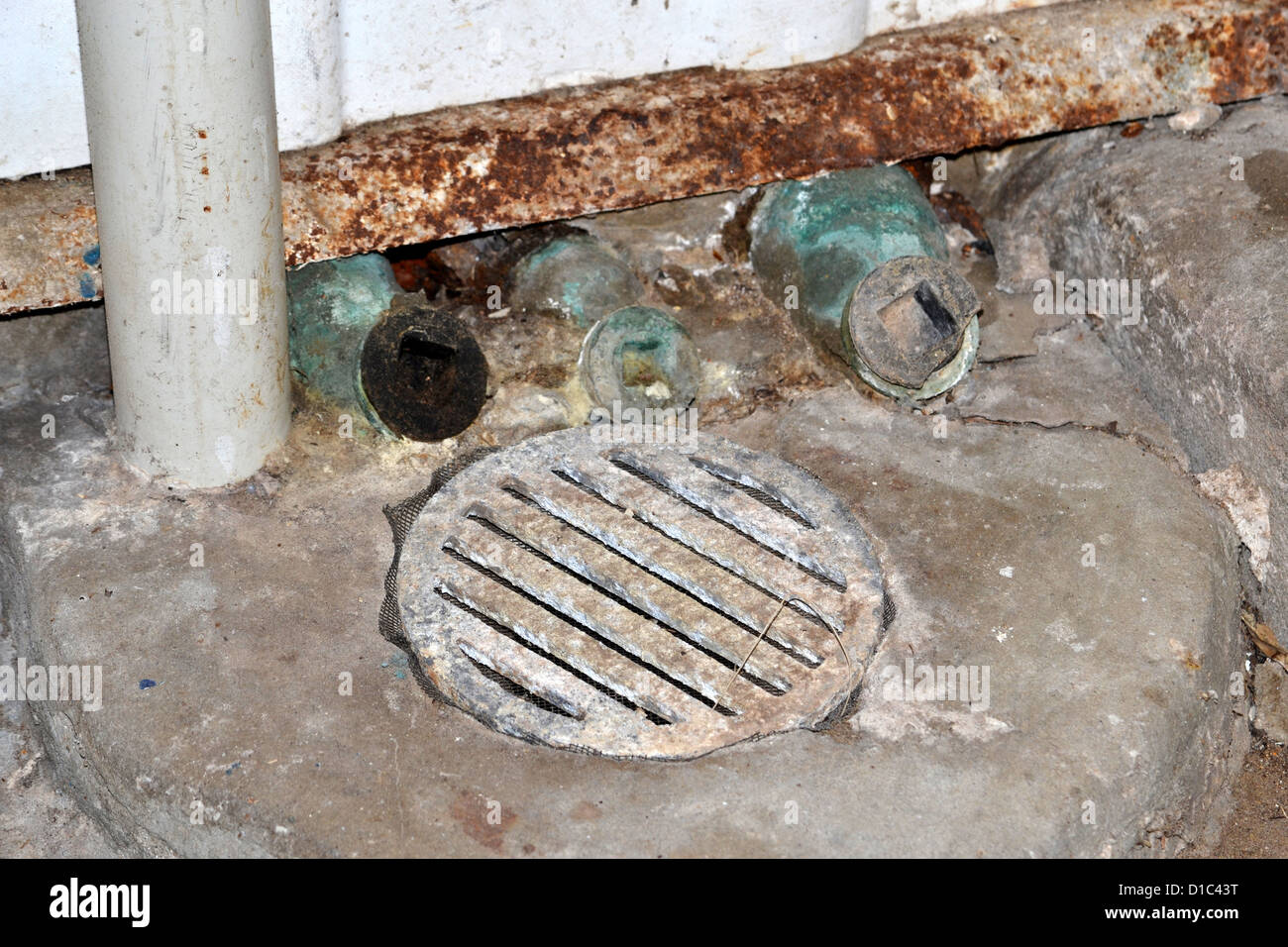 Old rusty drain pipe Stock Photo Alamy