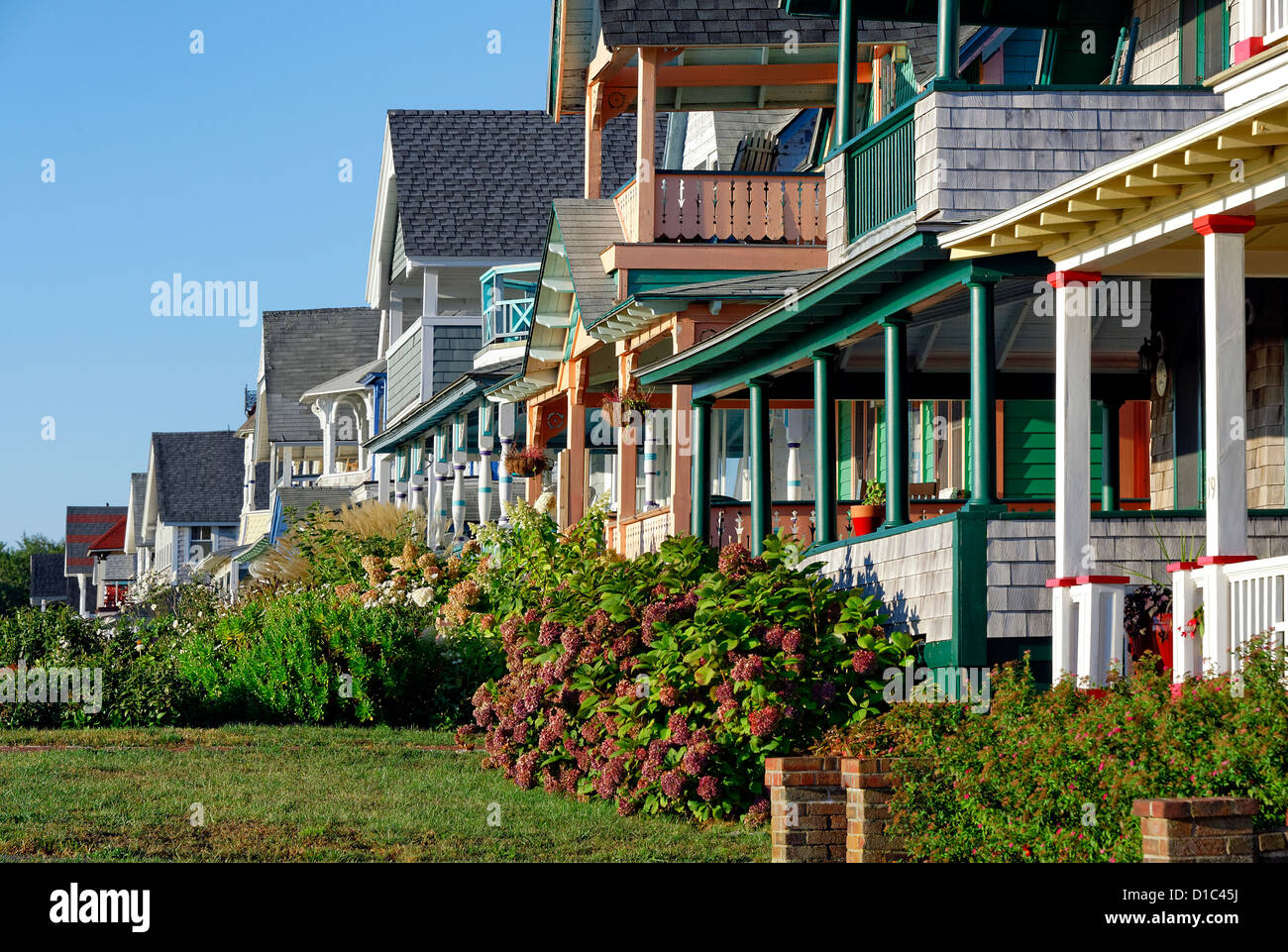 Oak Bluffs, Martha's Vineyard, Massachusetts, USA Stock Photo Alamy