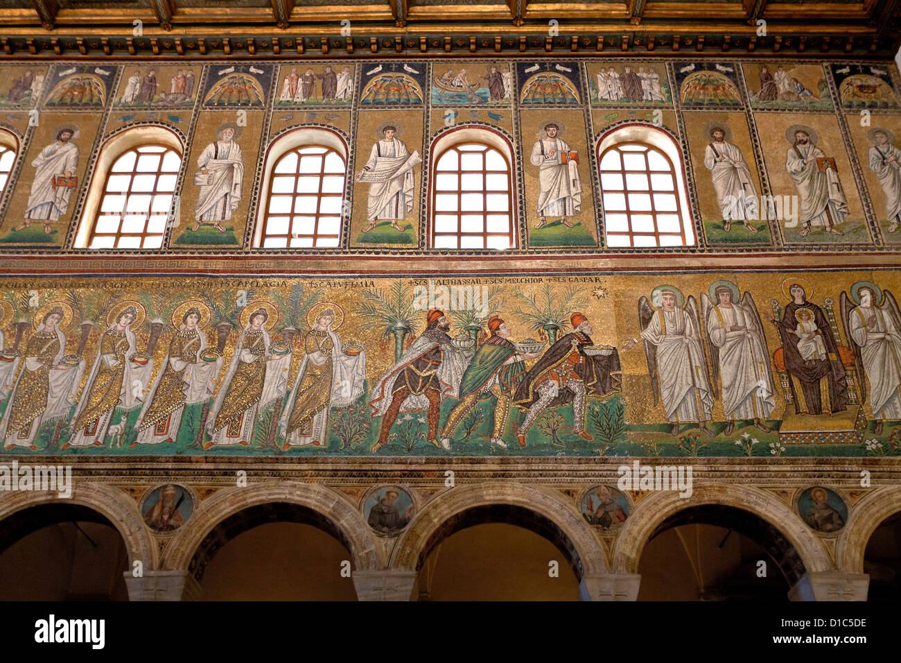 basilica sant apollinare nuovo apollinare in ravenna Stock Photo Alamy