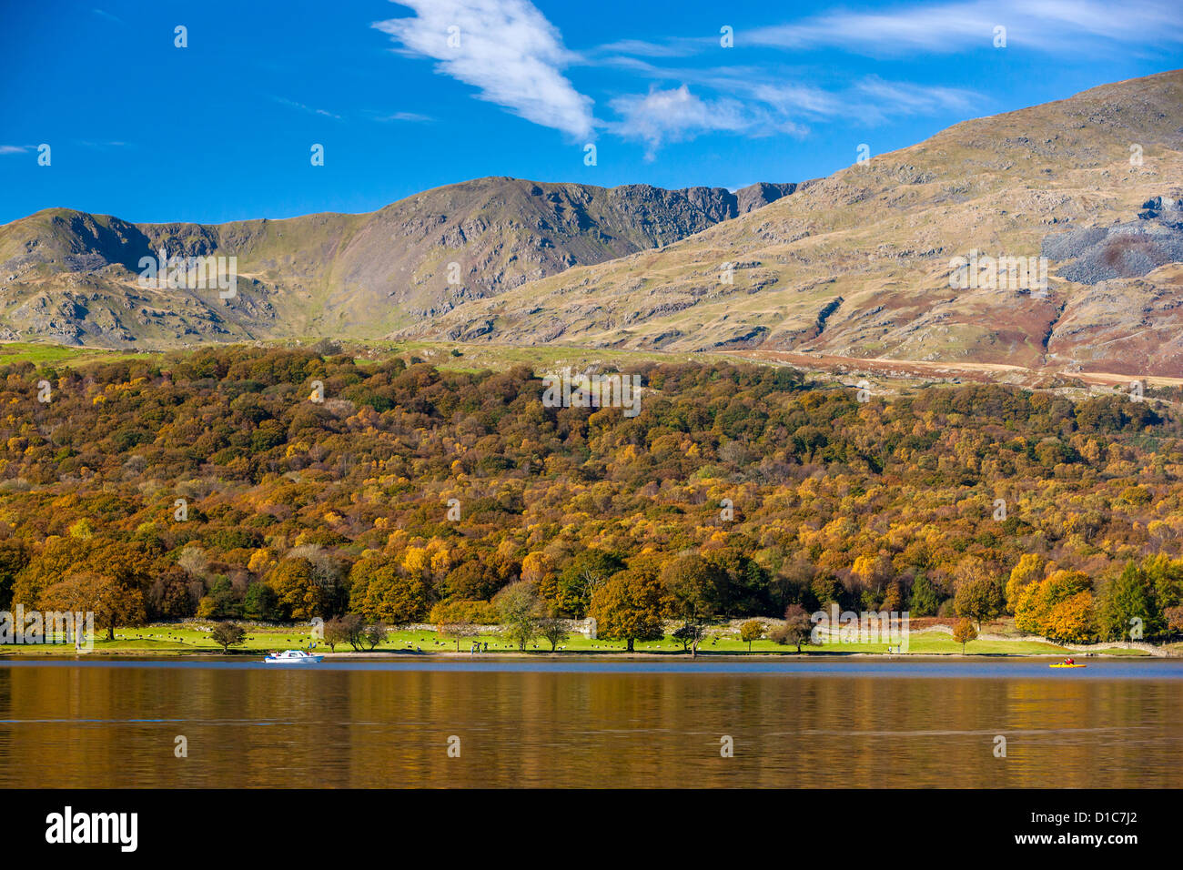 Coniston Water in the Lake District National Park Stock Photo Alamy