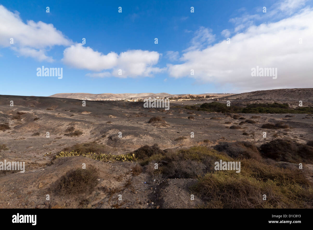 Landscape on Fuerteventura, Spain Stock Photo - Alamy
