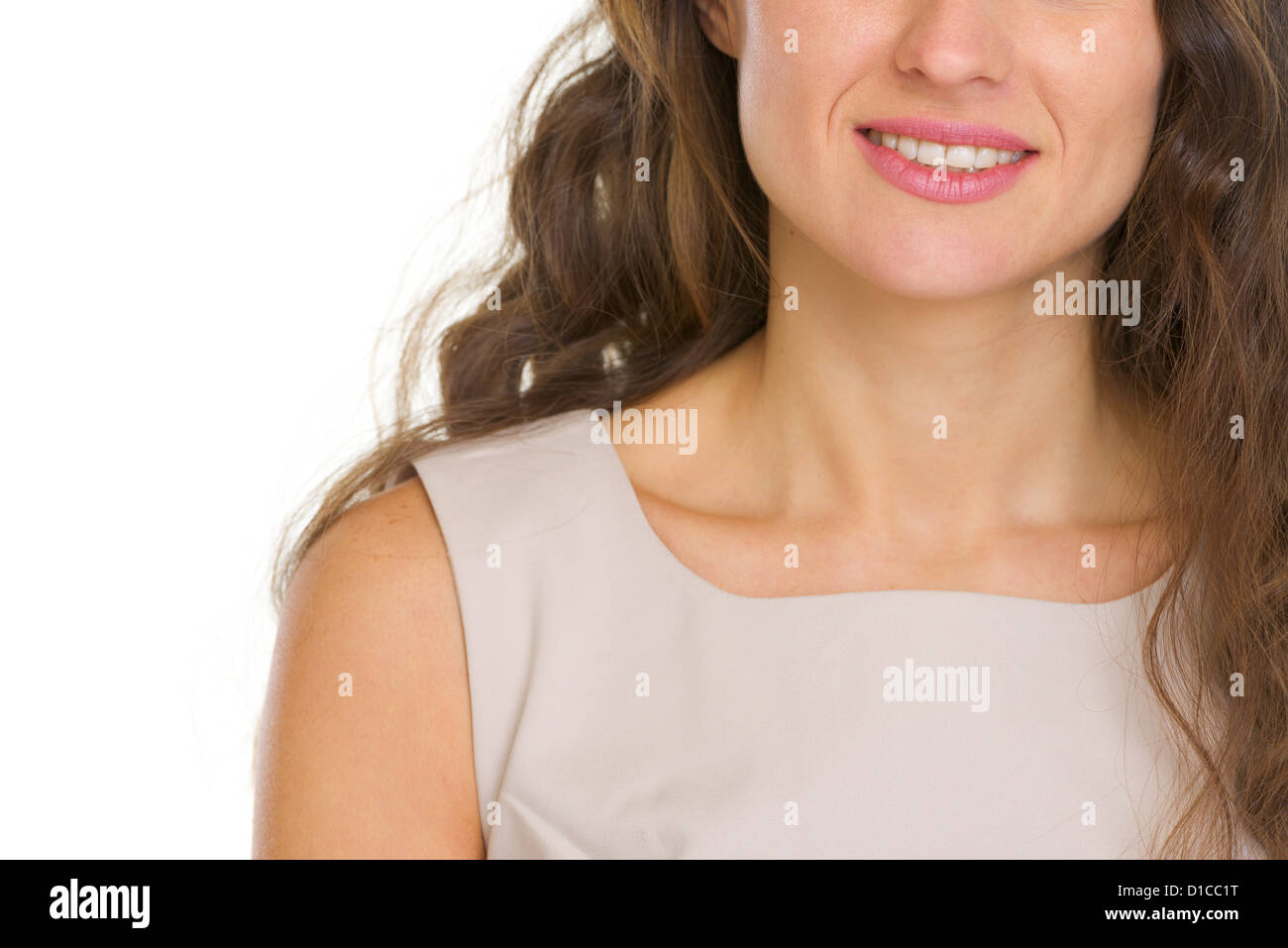 Closeup on young woman Stock Photo