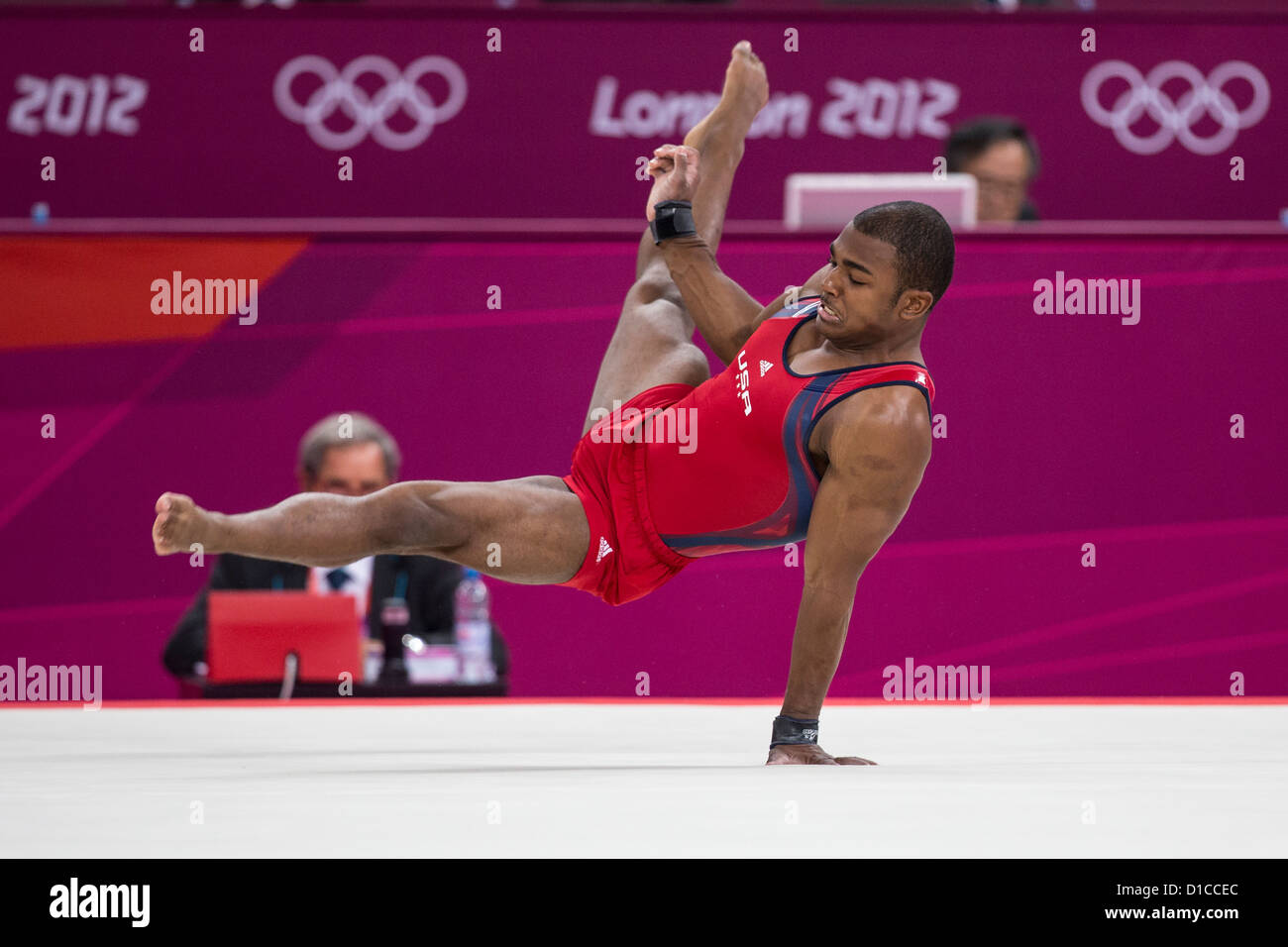 John Orozco Usa Preforming The Floor Exercise During The