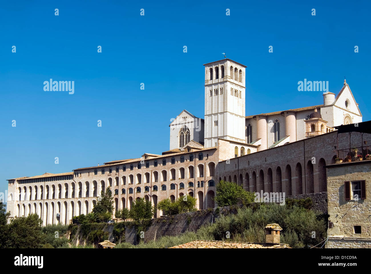Basilica di San Francesco d'Assisi, Assisi, Umbria, Italy | Basilica di San Francesco d'Assisi, Assisi, Umbrien, Italien Stock Photo