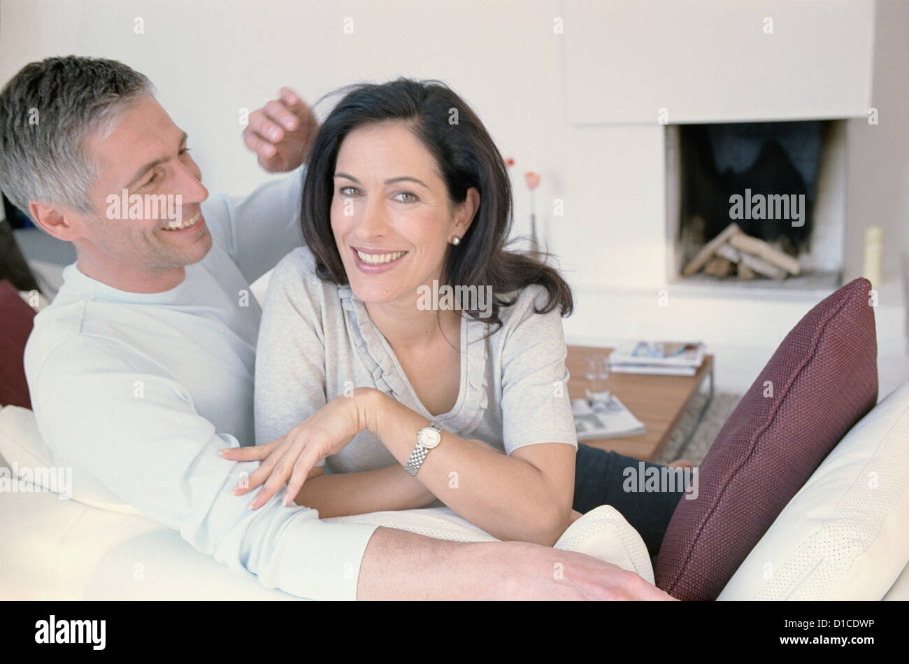 Family relax License free except ads and billboards Stock Photo