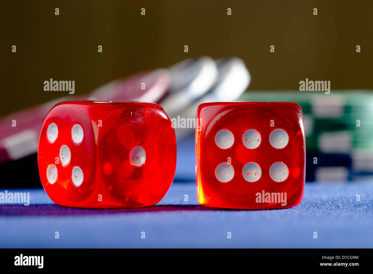 Rolling the dice red and blue hires stock photography and images Alamy