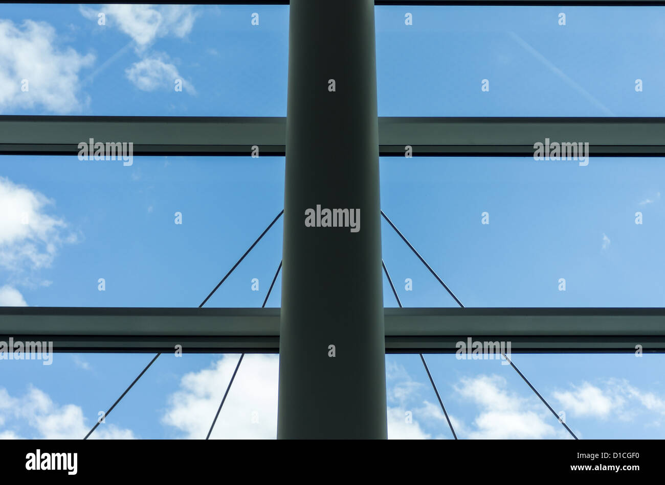Steel building support structure Stock Photo Alamy