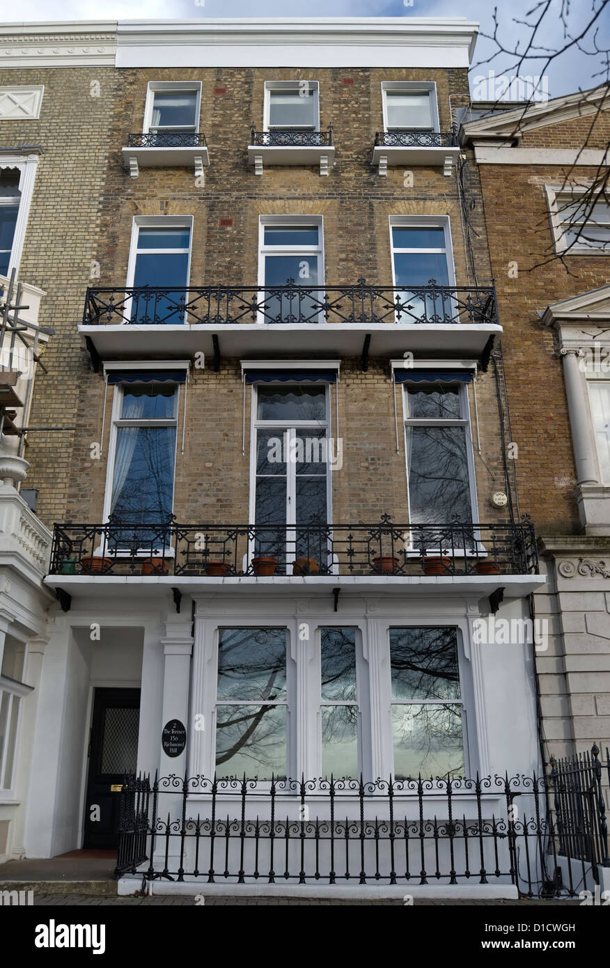 number two, the terrace, a four storey house on richmond hill