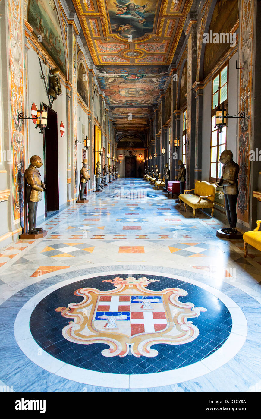 Malta, Valletta, The Grandmaster's Palace Stock Photo