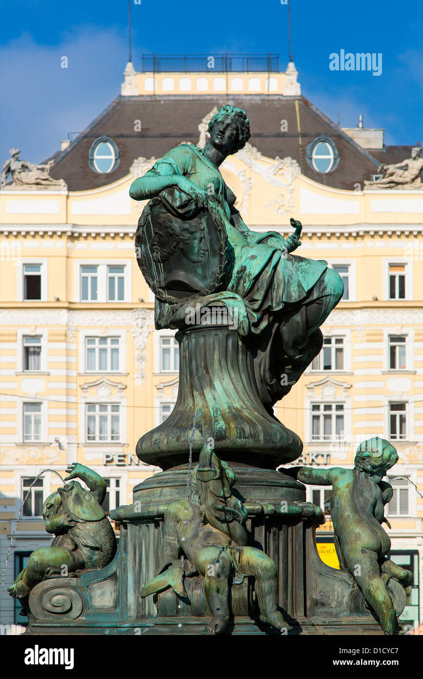 Austria, Vienna, Neuer Markt Square Stock Photo
