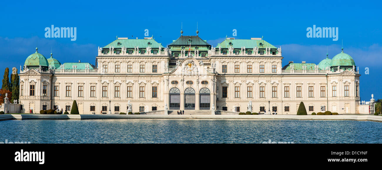 Austria, Vienna, Belvedere Palace Stock Photo