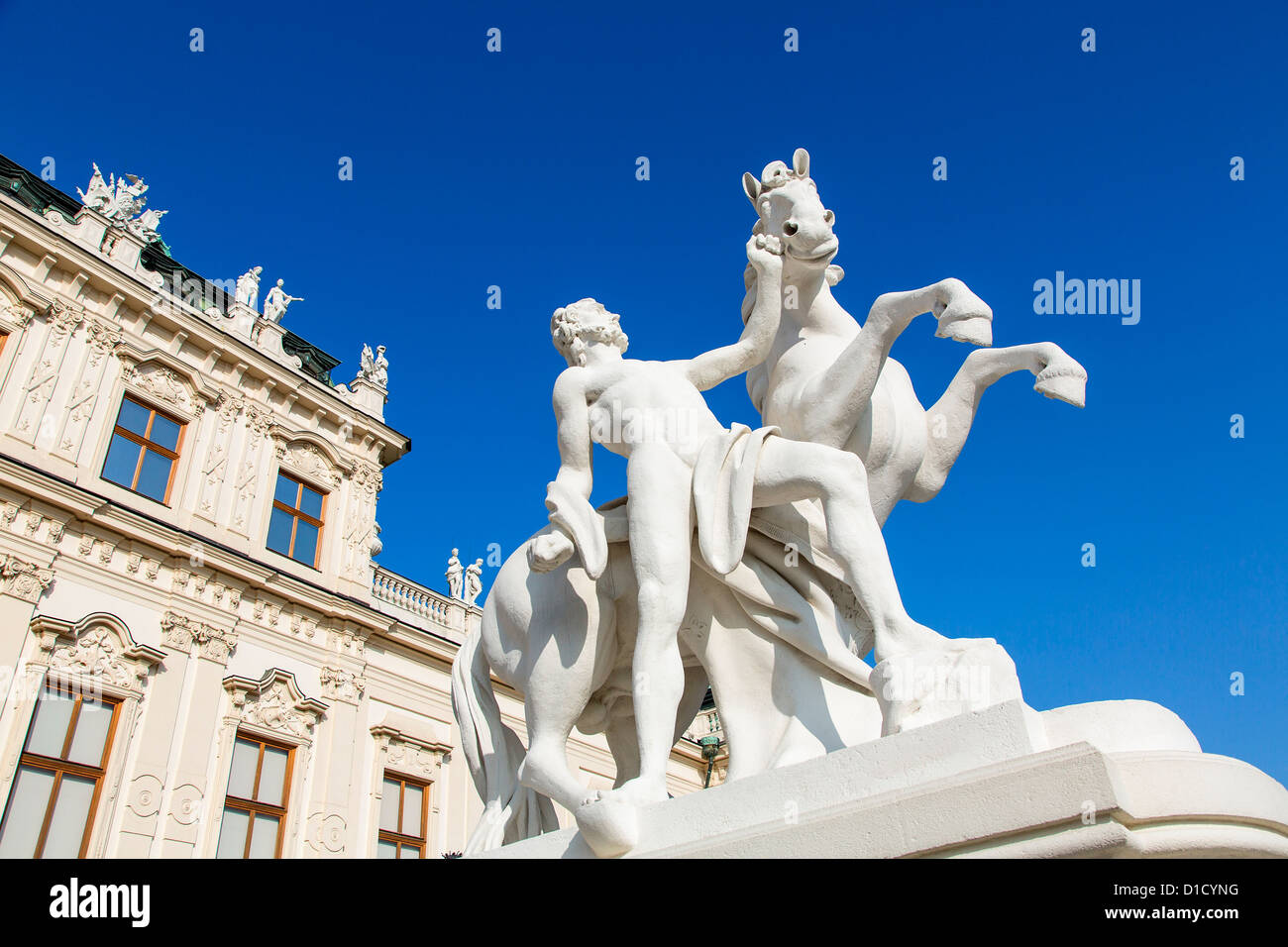 Austria, Vienna, Belvedere Palace Stock Photo
