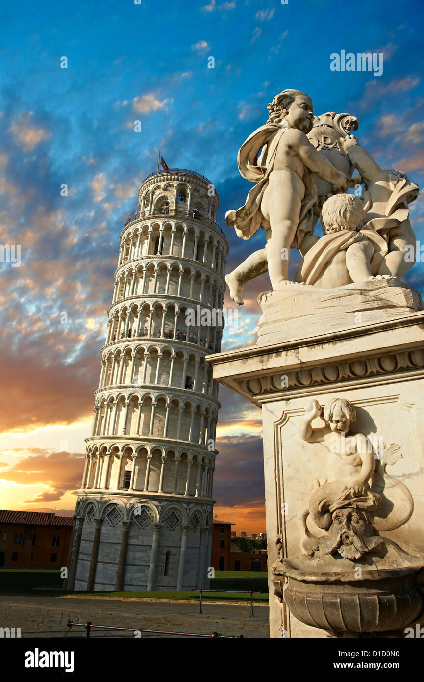 The Leaning Tower Of Pisa, Italy Stock Photo