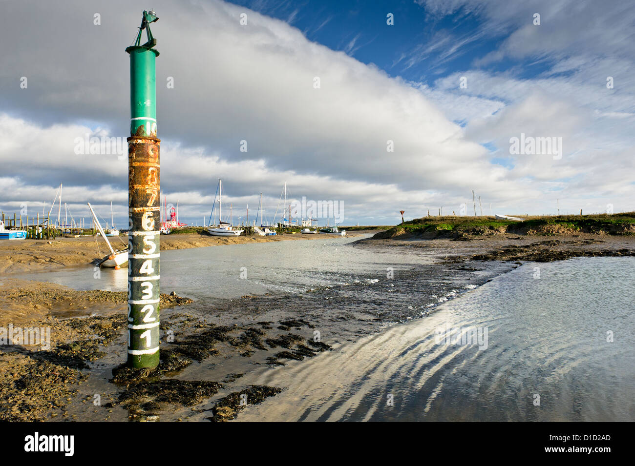 Water depth marker hi-res stock photography and images - Alamy