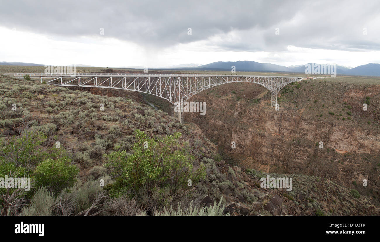 The Rio Grande Gorge Bridge Just Outside Taos New Mexico Stock Photo Alamy