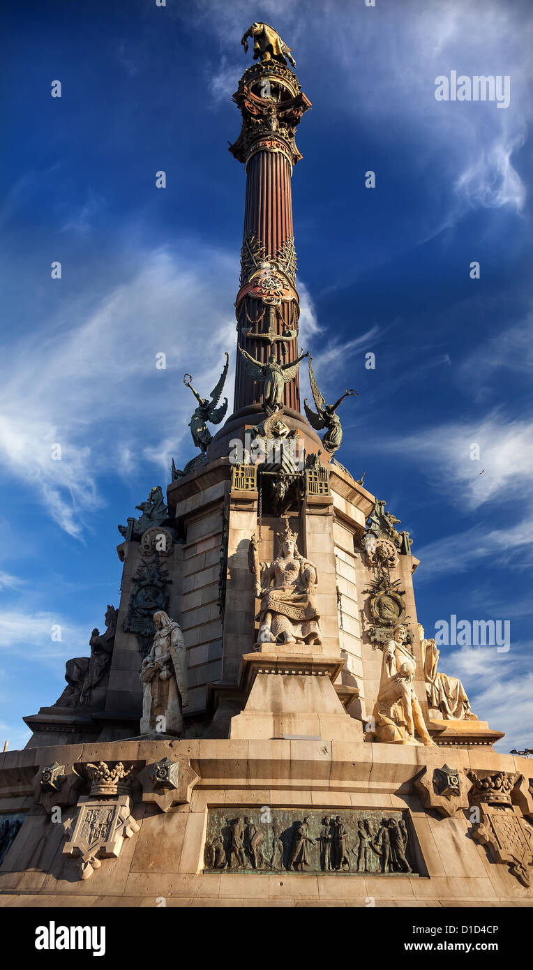 Columbus Monument, Monument A Colom, Queen Isabella Statue, Barcelona