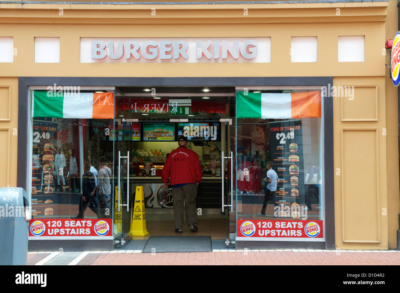 Burger King Dublin Stock Photo Alamy