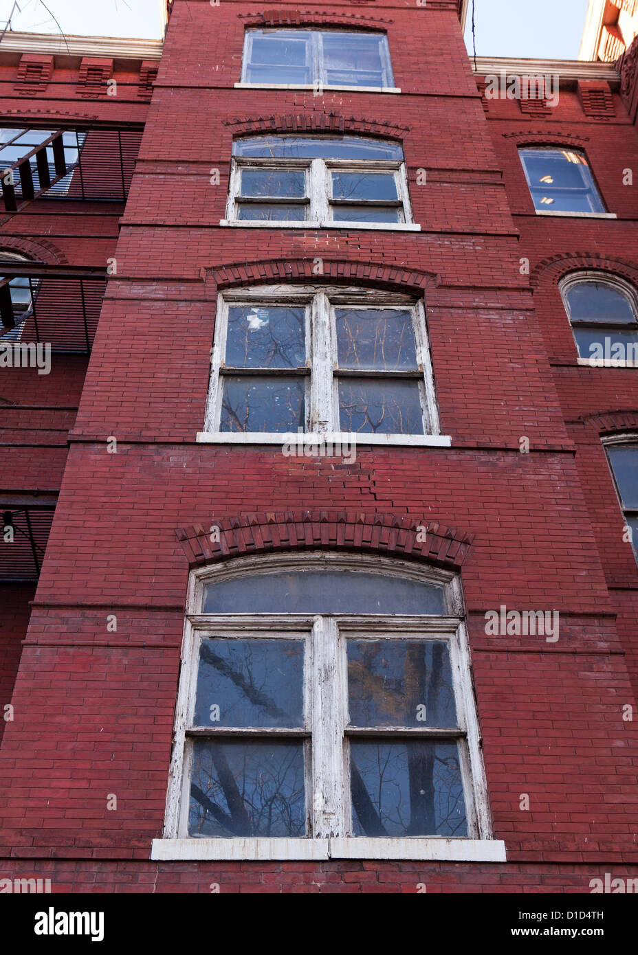 Old wood frame windows Stock Photo Alamy
