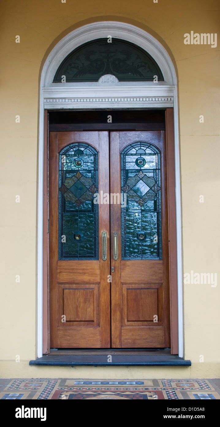 Double doors stained glass hires stock photography and images Alamy