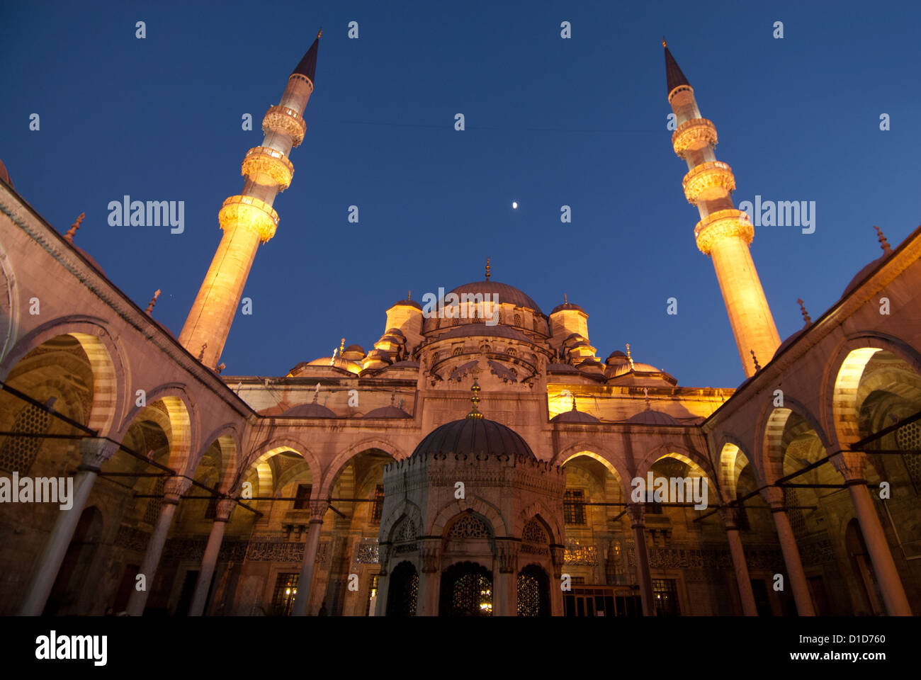 Yeni Cami Mosque, Istanbul, Turkey Stock Photo