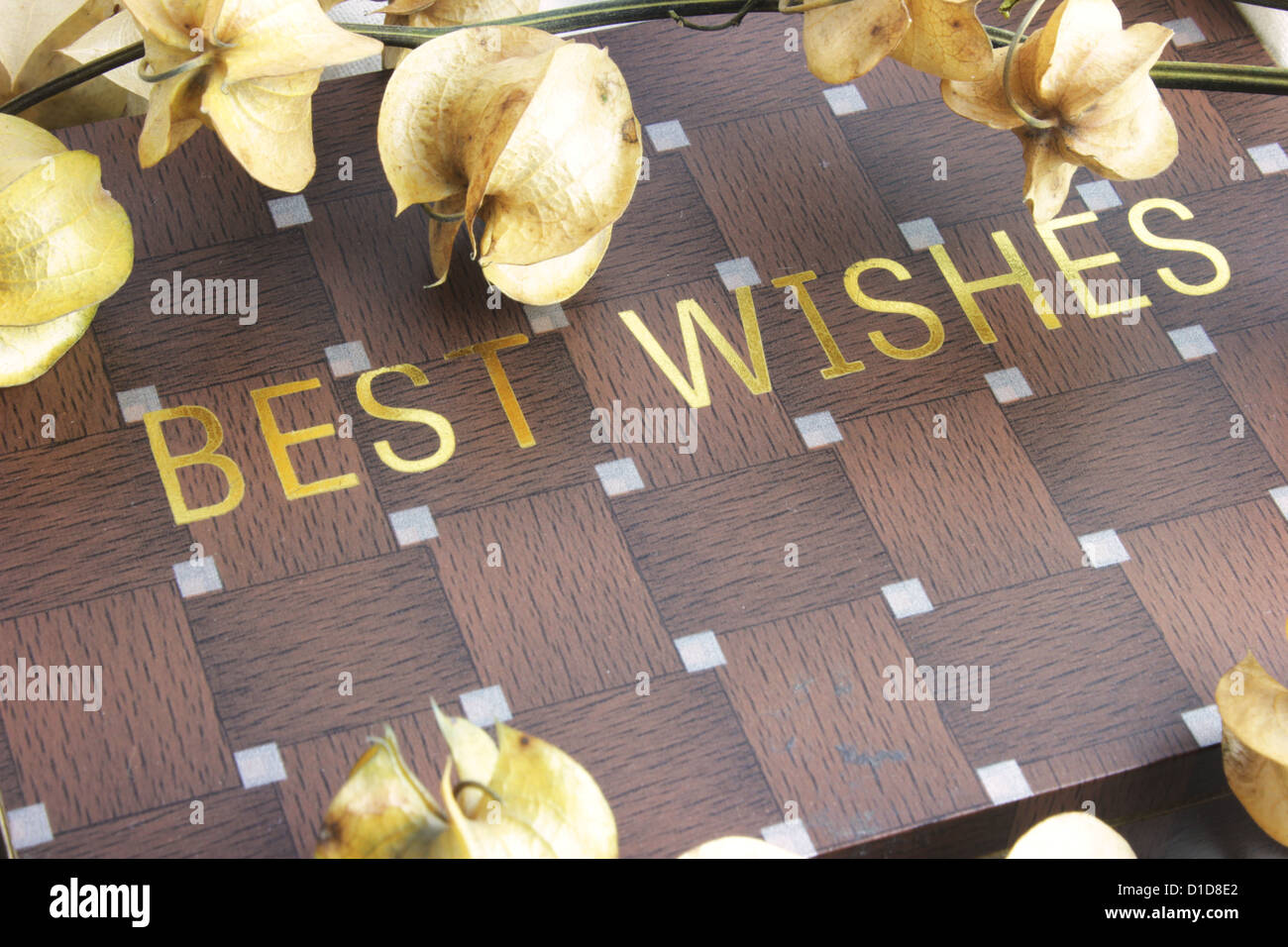 Best Wishes Stock Photo