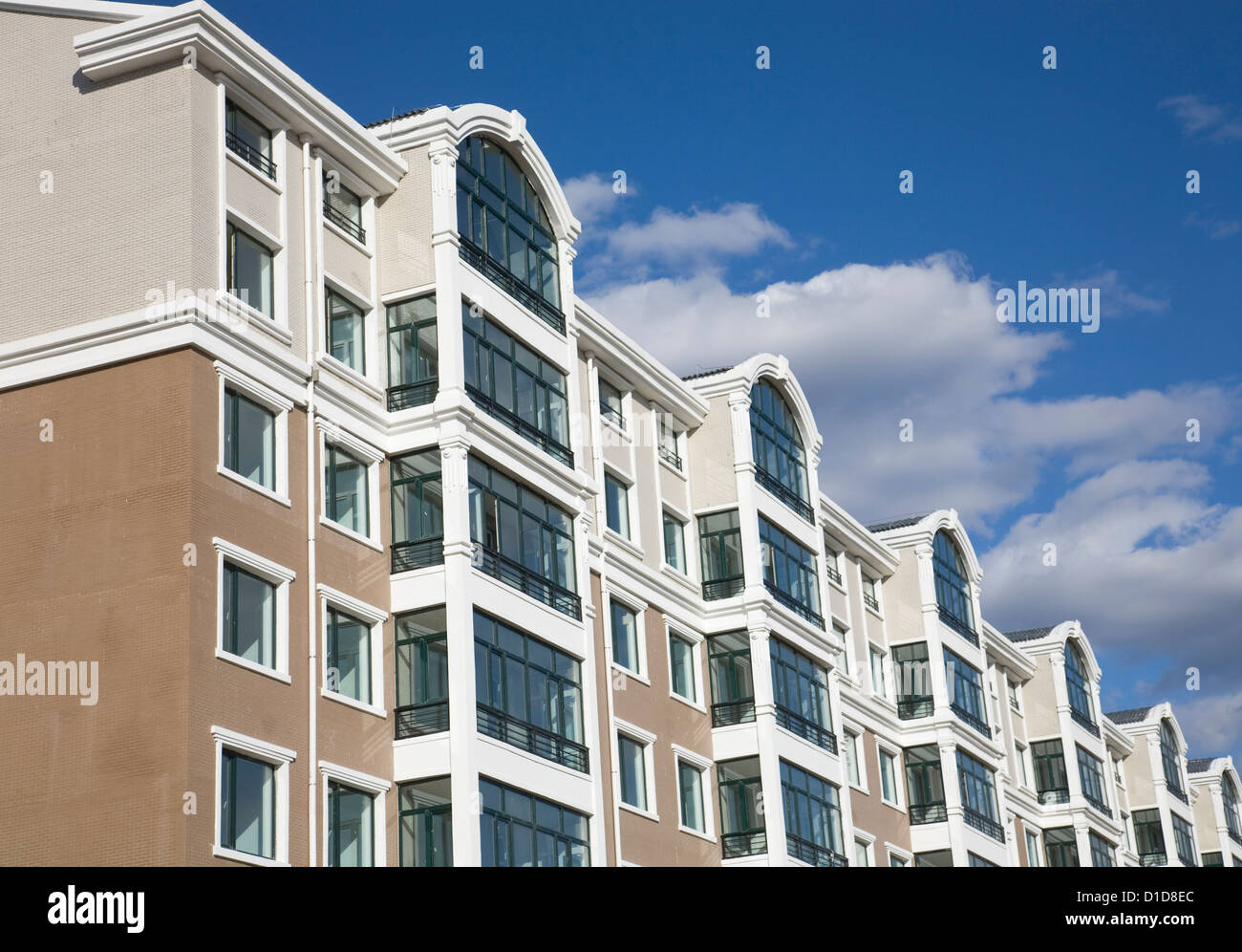 Habitation buildings in China Stock Photo